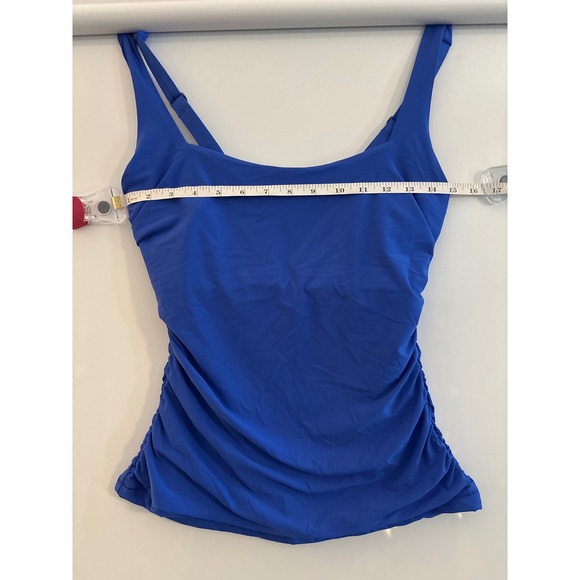 Athleta women's tankini‎ swim top 34 D/DD blue - Picture 2 of 4